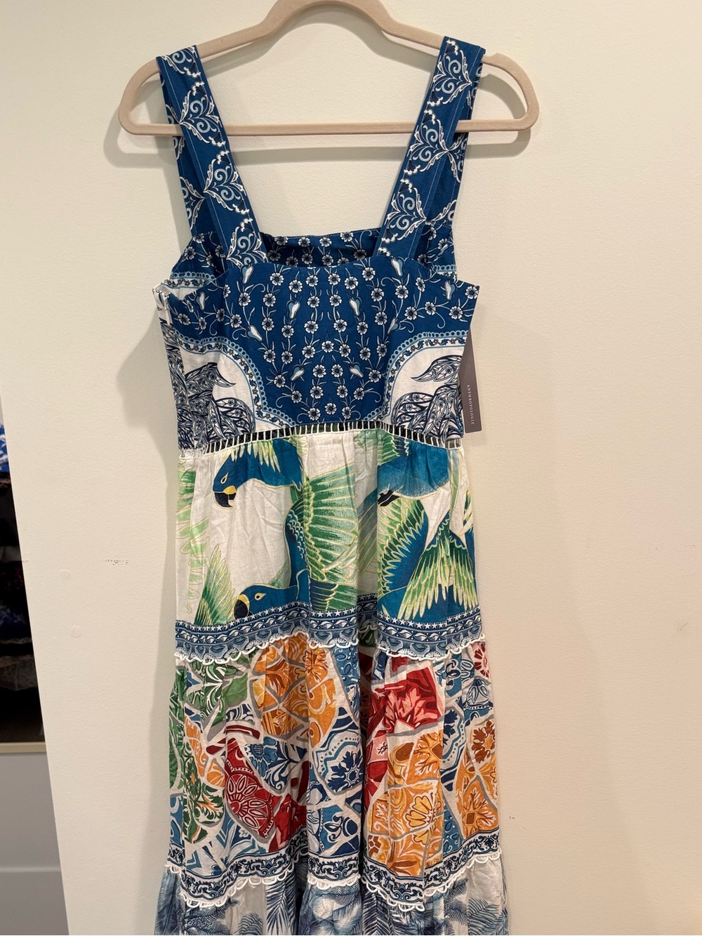 FARM Rio Valeria Tiered Maxi Dress made - Picture 4 of 8